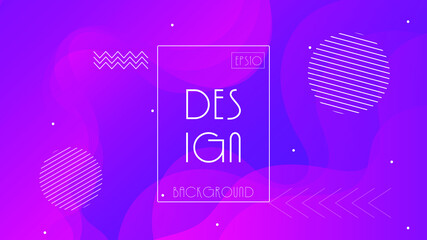 Obraz premium dynamic background shape gradient pattern creative geometric wallpaper trendy gradient shapes composition. composition,Template for the design of a website landing page or background .Colorful.Eps10 