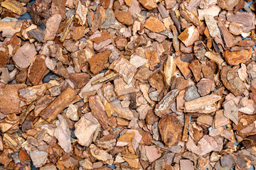 ウッドチップの背景素材