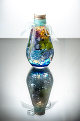 ハーバリウムの室内撮影