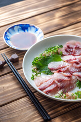 日本の刺し身　和食イメージ