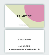 business card for creating a business image