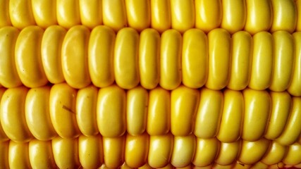 Zea mays corn, a healthy yellow vegetable like grain for cooking or as an industrial raw material