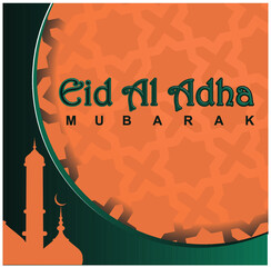 eid al adha mubarak. greeting designs for Eid al-Adha
