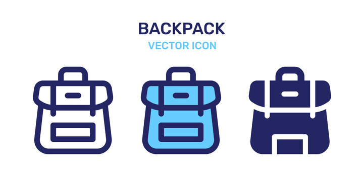 Casual Backpack, schoolbag icon
