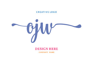 OJW lettering logo is simple, easy to understand and authoritative