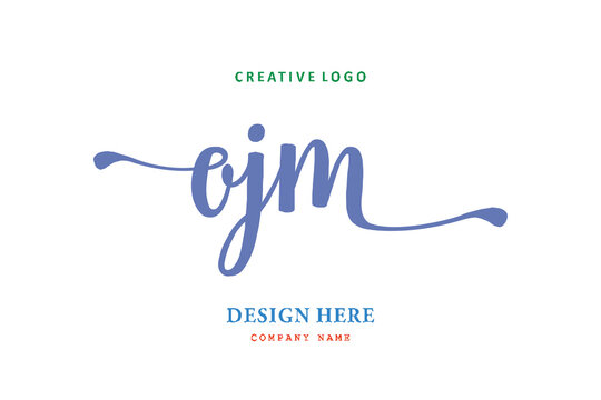 OJM lettering logo is simple, easy to understand and authoritative