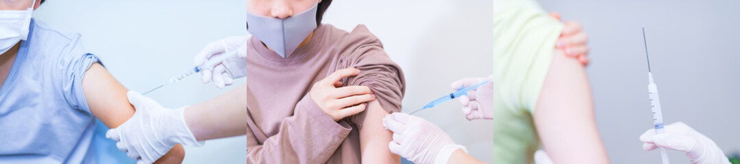 corona virus vaccine injection to child
