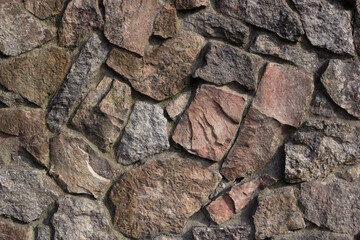 masonry texture, gray and reddish stones