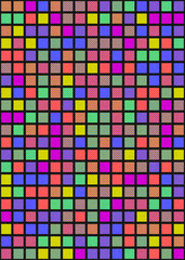 Abstract Geometric Pattern generative computational art illustration