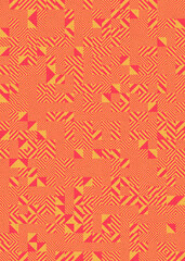 Abstract Geometric Pattern generative computational art illustration