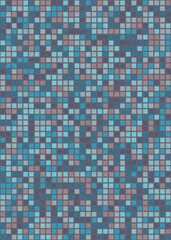 Fototapeta premium Abstract Geometric Pattern generative computational art illustration