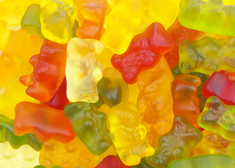 Gummy bears background