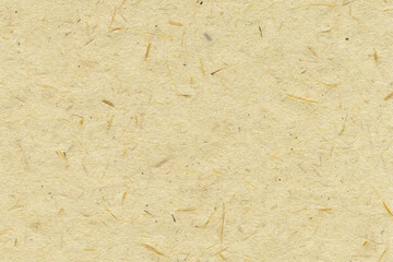 和紙テクスチャー背景(薄茶色)  繊維の入った生成り色の和紙