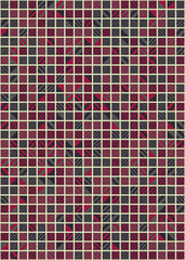 Abstract Geometric Pattern generative computational art illustration