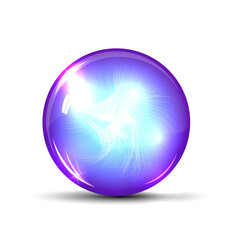 Vector background magic ball abstraction.
