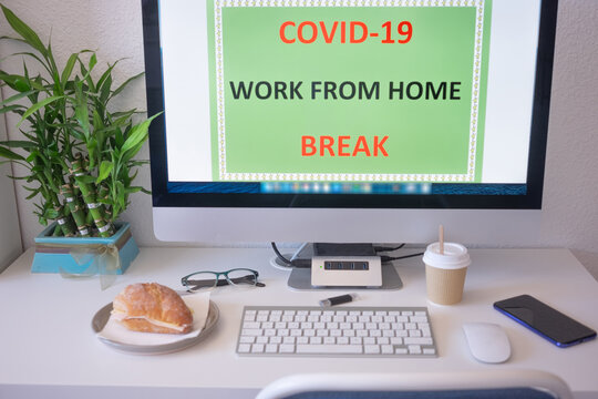 Coronavirus. With the covid-19 pandemic, work from home has increased. It's time for a break. With the vaccination of the population the contagion is reduced and this work system will decrease