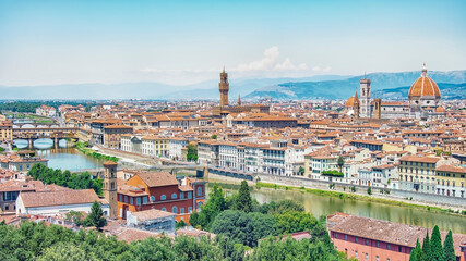 Fototapeta na wymiar Florence city panorama, Italy