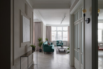 living room, modern apartment	