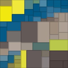 blue yellow grey color block pattern abstract background 