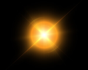 Futuristic light effect for vector illustrations.