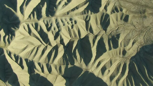Aerial Forward: View Of Swing Arm City - Torrey, Utah