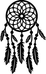 Vector illustration of the dream catcher