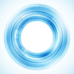 Geometric frame from circles, vector abstract background, wallpaper