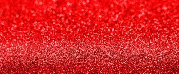 red glitter glitter, close-up. Can be used as a background. Banner
