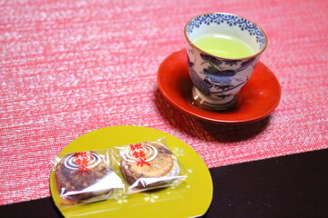 和菓子とお茶
