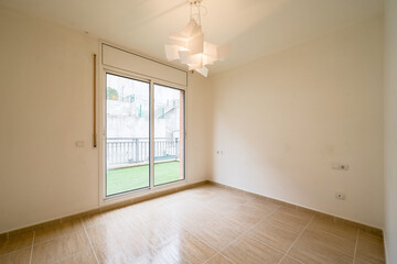 empty room with window
