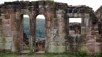 Burgruine Lützelburg, Château de Lutzelbourg bei Lutzelbourg im französischen Département Moselle