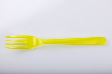 Plastic cutlery, colored fork, suitable for travel 