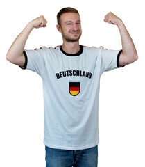 Torjubel eines deutschen Fussball Fan