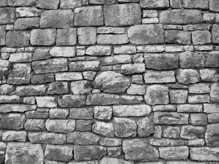 Stone Wall Castle Closeup. It is stone rough wall for pattern and background