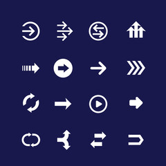 arrows set, vector icons