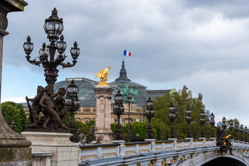 Le pont Alexandre 3 et le grand-Palais