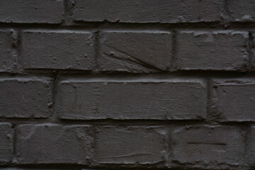 gray brick wall, background brickwork