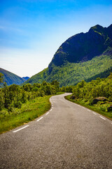 Road on Lofoten Norway