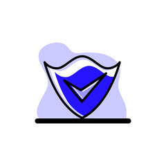 Brand Protection Vector Icon Illustratin Design Conceptual