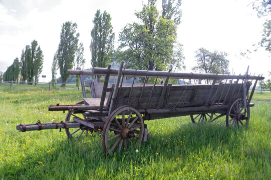 Antiker Leiterwagen