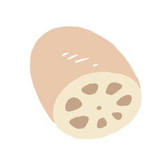 食べ物_食材_野菜_れんこん_線無し