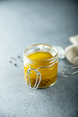 Healthy olive oil salad dressing