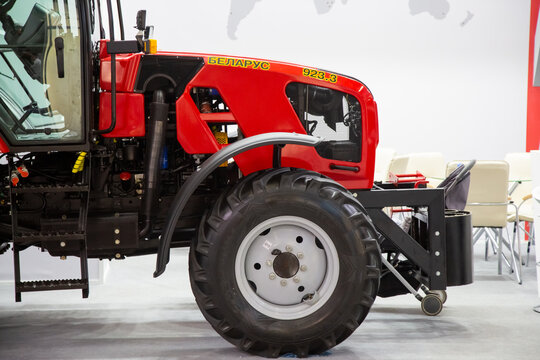Show model of tactor on International exhibition of transport and logistics services