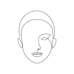 Face Line Art