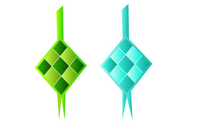Ketupat illustration Or a vector for Eid designs