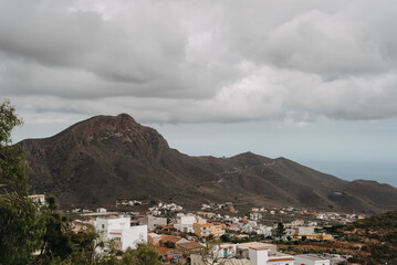 Beautiful View on Tenerife Island, Spanish tourism place in Europe