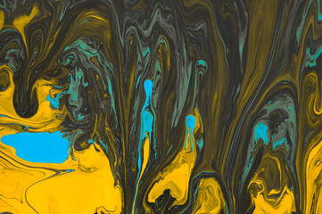 Abstract dark yellow water color texture background
