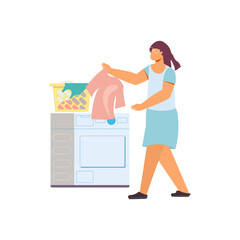 Laundry Flat Icon