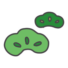 松のイラスト　年賀状素材