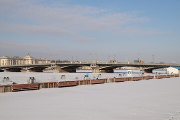 Fototapeta na wymiar St. Petersburg im Winter